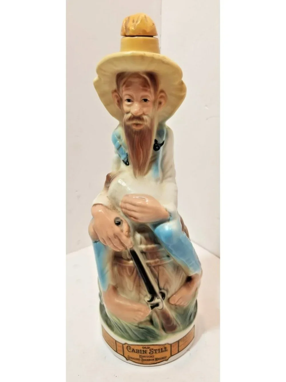Old Cabin Still Collectors Gallery Decanter 1969 Hillbilly Design Stitzel Weller